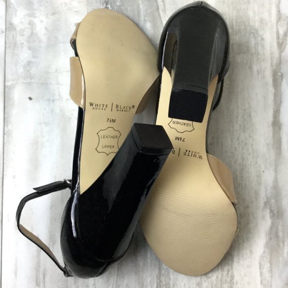 White House Black Market "Lamar" Ankle Strap Heels - Picture 9 of 10